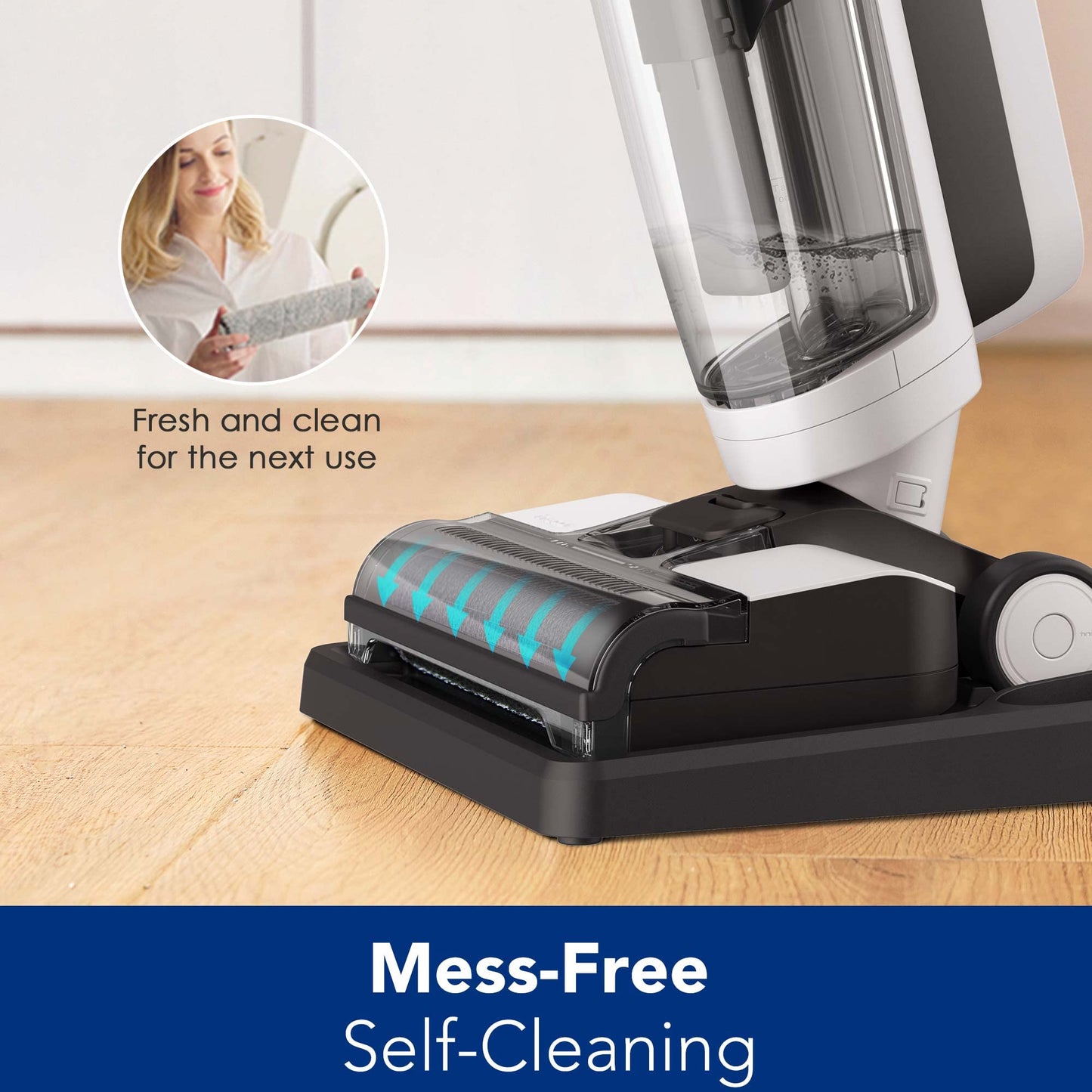 Tineco Floor ONE S3 Cordless Hardwood Floors Cleaner, Lightweight Wet Dry Vacuum Cleaners for Multi-Surface Cleaning with Smart Control System